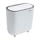 thumbnail image 2 of Bote de basura con clip para el hogar, sala de estar, tapa emergente, cuerpo estrecho, baño, cocina, con tapa, botes de basura de gran capacidad, bote de basura de plástico, 2 of 6