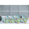 thumbnail image 6 of Ambesonne Colorful Throw Pillow Cover 4 Pack, Mermaid and Fishes, 20", Multicolor, 6 of 6
