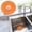 Orange, variant on Kitchen Sink Strainer Filter | Bathroom Floor Drain Drainage Cover | Plastic Mesh Grate for Hair & Food Scraps | Prevents Clogs & Blockages in Home Kitchen & Bathroom Sinks