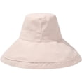 thumbnail image 2 of CoCopeaunts Large Bucket Hat Wide Brim Summer Sun Cap for Female Sun Protection UV Wild Wear Fisherman Hat with Windproof Rope, 2 of 8
