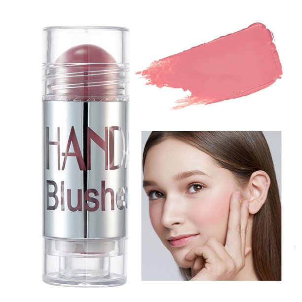 Cheek Blusher Shimmer Blush Stick Face Makeup Highlighter Bronzer