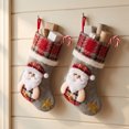 thumbnail image 5 of Unique Bargains Cartoon Christmas Stockings Assorted Garland Accents Gray Old Man 8", 5 of 6
