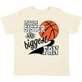 thumbnail image 3 of Inktastic Little Sister and Biggest Fan Basketball Player Girls Toddler T-Shirt, 3 of 5