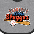 thumbnail image 4 of Inktastic Grandpa's Little Slugger Boys or Girls Baby Bib, 4 of 4