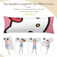 thumbnail image 5 of Hello Kitty Body Pillowcase cartoon pattern printed pillowcase - soft and breathable pillowcase, envelope closure, 5 of 5
