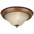 thumbnail image 4 of Forte Lighting 2530-02-32 13.25Wx6h Indoor Flushmount Ceiling Fixture - Bronze, 4 of 4