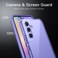 thumbnail image 5 of JETech Case for Samsung Galaxy A54 5G 6.4-Inch, Non-Yellowing Shockproof Bumper Protective Phone Cover, Anti-Scratch Hard PC Back (Lilac), 5 of 6