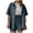 Navy, variant on ibiyuan 2 Piece Short Sets for Women Summer Short Sleeve Button Down High Low Shirt and Shorts Casual Beach Vacation Set