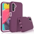 thumbnail image 1 of Galaxy A14 5G Cases, 3 in 1 Sturdy Phone Case for Samsung Galaxy A14 5G,Takfox Full-Body Shockproof Drop Protection Hybrid Bumper Rugged Rubber Cover Defend Matte Armor Phone Case -Wine Red, 1 of 6