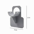 thumbnail image 3 of Soportes para mangueras de piscina elevada | Paquete de 2 soportes de plástico ABS con abrazaderas de acero inoxidable, cinta adhesiva y bridas | Para mangueras de 2,5 a 3,8 cm, 3 of 7