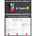 thumbnail image 2 of Compatible for iPhone 16/iPhone 16 Plus/iPhone 16 Pro/iPhone 16 Pro Max(Optional) Privacy Screen Protector, Anti Spy Anti Blue Light HD Tempered Glass Screen Protector Easy Installation, 2 Pack, 2 of 5