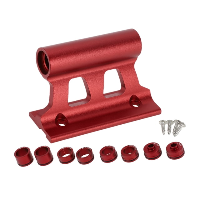 Unique Bargains 1 Set Universal Quick Release Bike Fork Mount Rack for 0.26 Inch 6.5mm Aluminum Alloy Red