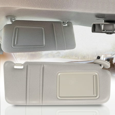 SCITOO Left & Right sides Sun Visor Assembly fit for 2006-2011 for Toyota Camry with Sunroof (Beige)