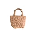 thumbnail image 1 of Bolsa acolchado de algodón acolchado con asa superior para mujer (marrón) Ehuebsd Para Estrenar, 1 of 8
