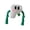 Gray, variant on Alphabets Shape Molar Chew Toy For Dog Durability Rope Knot Teeth Cleaning Squeaker Aggressive Chewer