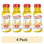 (4 pack) Premier Protein Shake, Bananas & Cream, 30g Protein, 11.5 Fl Oz, 1 Ct