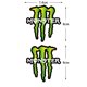 thumbnail image 1 of Pegatinas de tamaño grande para coche de monstruo PET, pegatinas para coche, motocicleta, BICICLETA, unidad de coche, pegatinas para SCOOTER huangjie unisex, 1 of 2