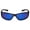 Black | Blue Mirror, variant on Wrap Around Sport Polarized Sunglasses for Men Women Running Driving Fishing TR90 Frame Glasses