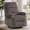 Brown, variant on Korser Swivel Rocker Recliner Chair with Side Pockets Nursery Rocker Chair for Adults,Small Recliners for Small Spaces for Living Room,Corduroy,Pink