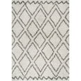 thumbnail image 4 of JONATHAN Y LONDON SHAG 5 x 8 Area Rug, Soller Diamond Trellis - Beige/Dark Gray, SHG103A-5, 4 of 9