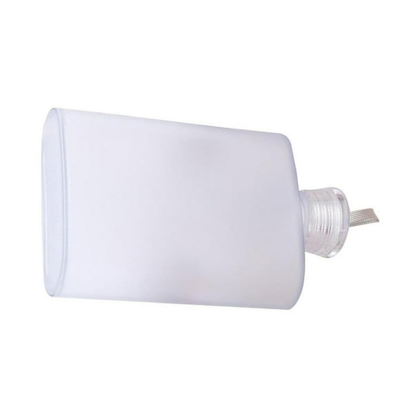 Baohd Bouteille d'Eau en Plastique pour Alcool, Whisky, Bouchon de Poche, Blanc