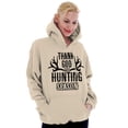 thumbnail image 3 of Thank God For Hunting Season Antlers Hoodie Sweatshirt Women Men Brisco Brands 3X, 3 of 5
