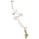 thumbnail image 4 of Collar con dije de oro laminado letra brillos P, 4 of 6