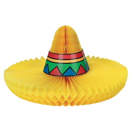 Boy Honeycomb Centerpiece - Sombrero Honeycomb Centerpiece