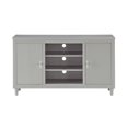 thumbnail image 1 of Home Fare Smooth Modern 2 Door TV Console in Grey, 1 of 9