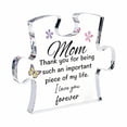 thumbnail image 2 of CoreLiving Personalized Engraved Acrylic Memorial Puzzle Block - Heartfelt Mother's Day Gift from Daughter or Son, Meaningful Christmas or Birthday Present for Mom - Sentimental Home Decor Keepsake, 2 of 8