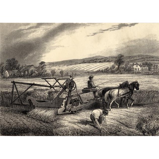 Mccormicks Reaping Machine Poster Print, Large - 36 x 24