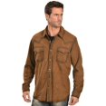 thumbnail image 3 of Scully 78-142-S Western Mens Shirt- Brown - Small, 3 of 3