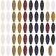 thumbnail image 1 of 48 imperdibles de plástico para bufanda, broches, imperdibles ovalados huecos para hijab, decoración para pañuelo, imperdible de seguridad para pañales de tela., 1 of 6