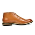 thumbnail image 3 of Men's Ankle Modern Lace Up Dress Casual Chukka Leather Lined Oxfords Derby Boots BERGEN-02 BROWN Size 13, 3 of 4