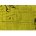 thumbnail image 1 of Ahgly Company Indoor Rectangle Abstract Yellow Modern Area Rugs, 3' x 5', 1 of 4