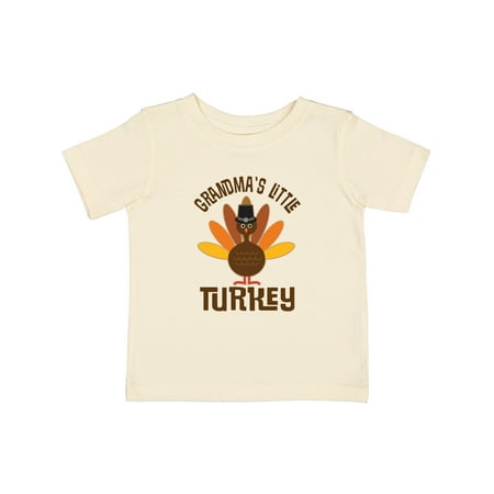 

Inktastic Thanksgiving Grandma Little Turkey Gift Baby Boy or Baby Girl T-Shirt
