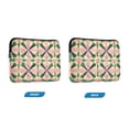thumbnail image 7 of FORMRS 15"-15.6" Laptop Sleeve Protective Case Soft Carrying Quilted Computer Bag Cover, Pink Symmetrical Stars, 7 of 7