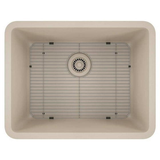 Lexicon Platinum Medium Single Bowl Quartz Composite Kitchen Sink