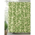 thumbnail image 2 of Fsddascl Green Flowers Shower Curtain Set - 72" x 78" Washable Bathtub Curtain with 12 Hooks, Petals Daisy Floral Farmhouse Country Waterproof Fabric Stall Shower Curtains for Bathroom/Bathtub Décor, 2 of 6