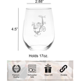 thumbnail image 5 of C&M Personal Gifts Monkey 17 oz. Stemless Wine Glass  (Style M1), 5 of 5