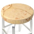 thumbnail image 3 of Balery taco tortilla Fundas de asiento para taburete de bar redondo de tela de terciopelo ajustables que protegen de arañazos y manchas para sillas de 14 a 17 pulgadas.-12 inch, 3 of 7