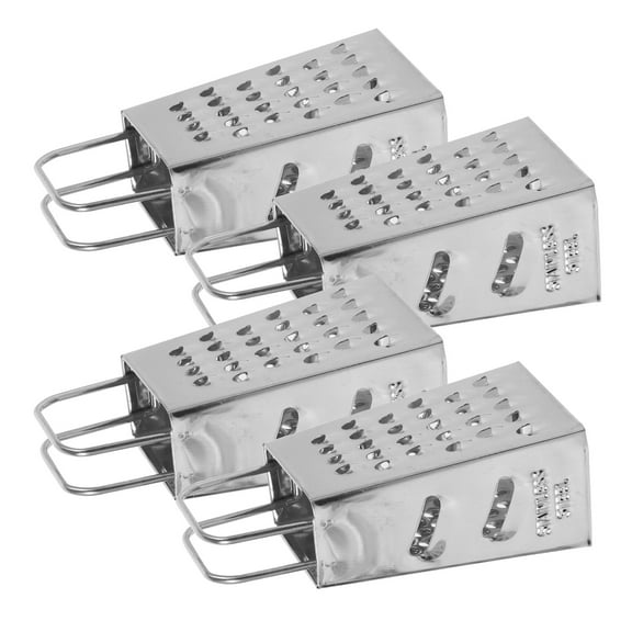 Pawsdot 4pcs Cheese Shredder Tool Cheese Grater Stainless Steel Grating for Barbecue