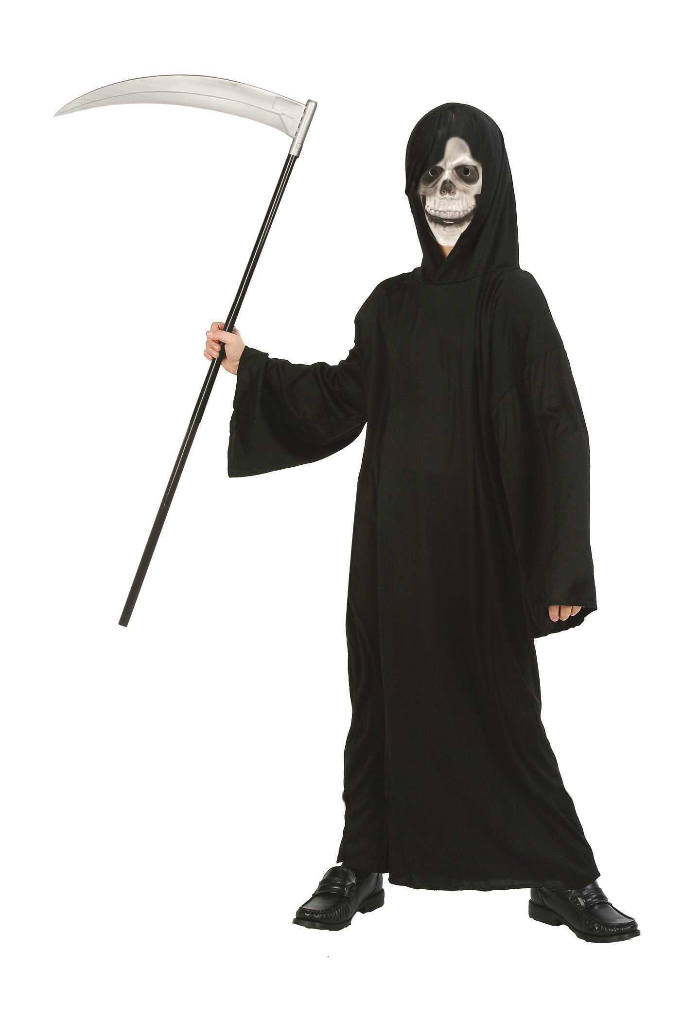 Ghoul Black Hooded Robe Child Costume - Walmart.com - Walmart.com