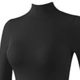 thumbnail image 6 of Wlynlyn Thermal Underwear Tops for Women Slim Fitted Turtleneck Soft Long Sleeve Lightweight Base Layer Shirts, 6 of 6