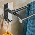 thumbnail image 6 of LITINKIMI Towel Holder for Bathroom Aluminium Alloy 1Pcs 19*3.7*4.9in, 6 of 8