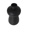 thumbnail image 5 of DecMode 9", 10"H Black Glass Vase with Various Shapes and Wide Rounded Centers, Set of 2, 5 of 13