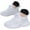 Z1-White, variant on newwalpole Kids Sneakers for Boys Girls Running Tennis Shoes Lightweight Breathable Sport Athletic Gold for Size 3