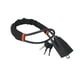 thumbnail image 3 of Los accesorios de bloqueo del volante del automóvil n fácilmente la seguridad universal del automóvil Negro Cola Bloqueo del volante, 3 of 8