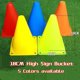 thumbnail image 4 of Balde de señal de entrenamiento de fútbol de 18 cm de alto, resistente a la presión, conos marcadores, discos, accesorio deportivo para entrenamiento de rugby y fútbol al aire libre, 4 of 5