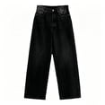 thumbnail image 3 of Admvng Jeans for Women Classic Casual Straight Leg Trousers Denim Long Pants, 3 of 3